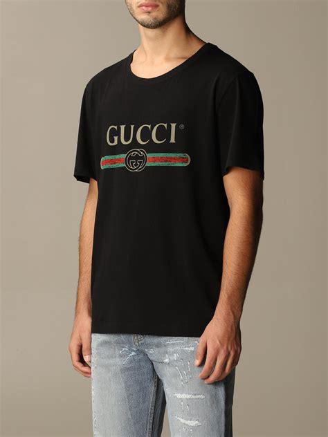 gucci black mens shirt|t shirt Gucci original.